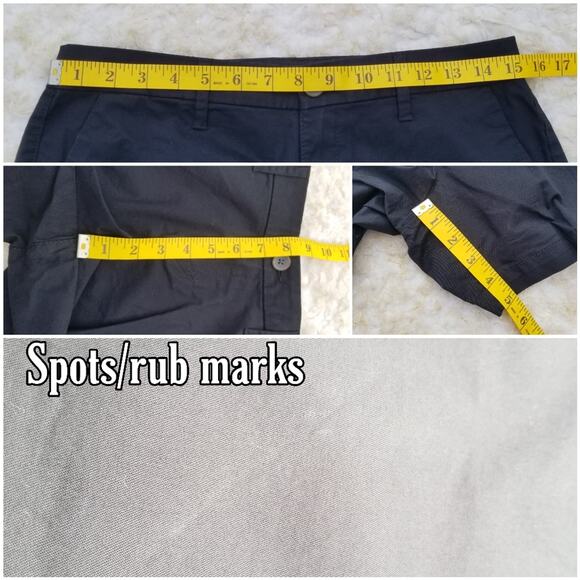 3 Shorts Stretch Cotton Khaki Old Navy Size 2 Solid Pink Black Blue Navy 3 Pair - Picture 13 of 13